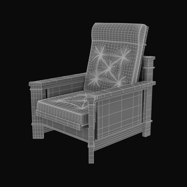 frank lloyd dana obj - Dana Thomas Recliner... by Lajhar 
